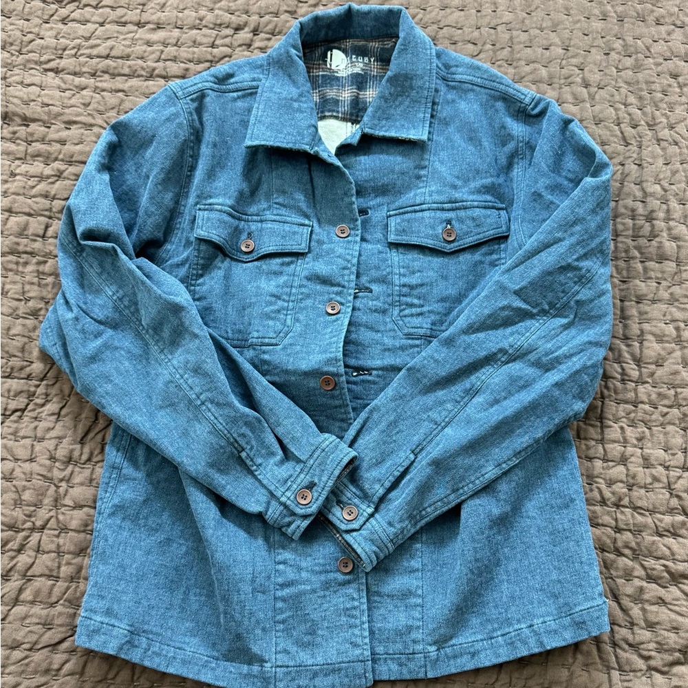 Nicoby Denim Blue Shirt Jacket